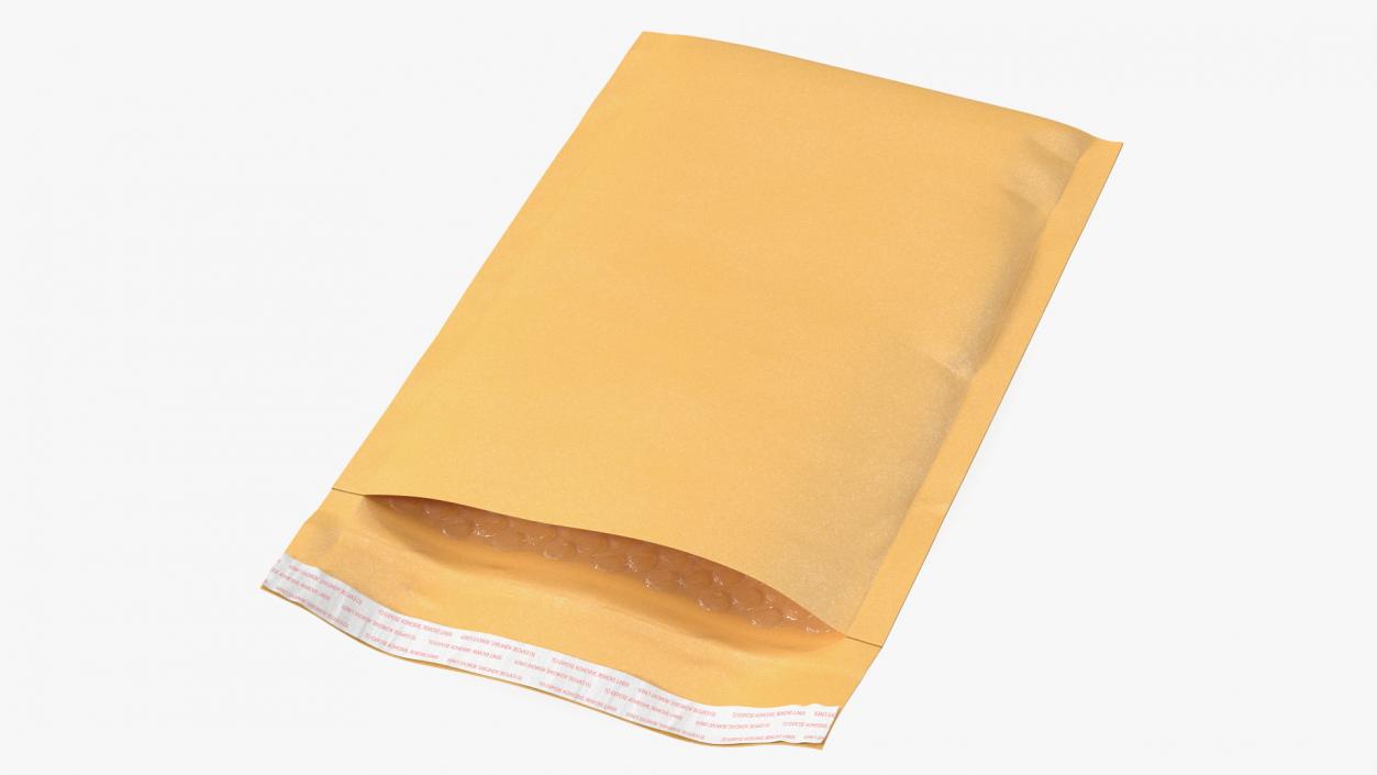 3D model Kraft Paper Bubble Mailer Open