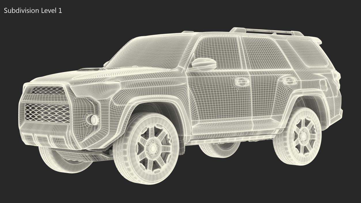 4x4 SUV Toyota 4Runner 3D