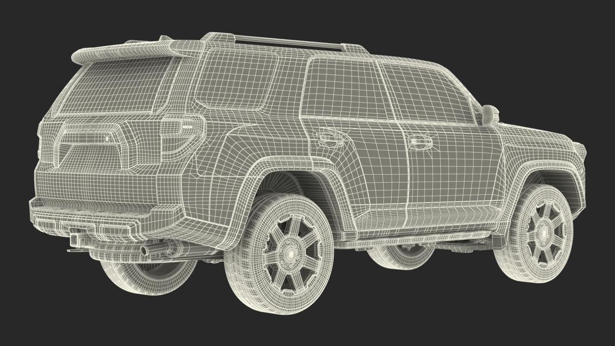 4x4 SUV Toyota 4Runner 3D