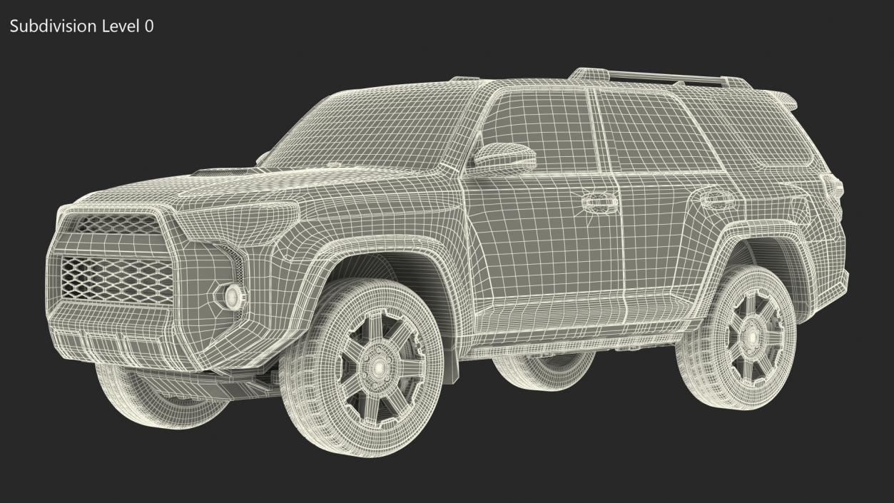 4x4 SUV Toyota 4Runner 3D