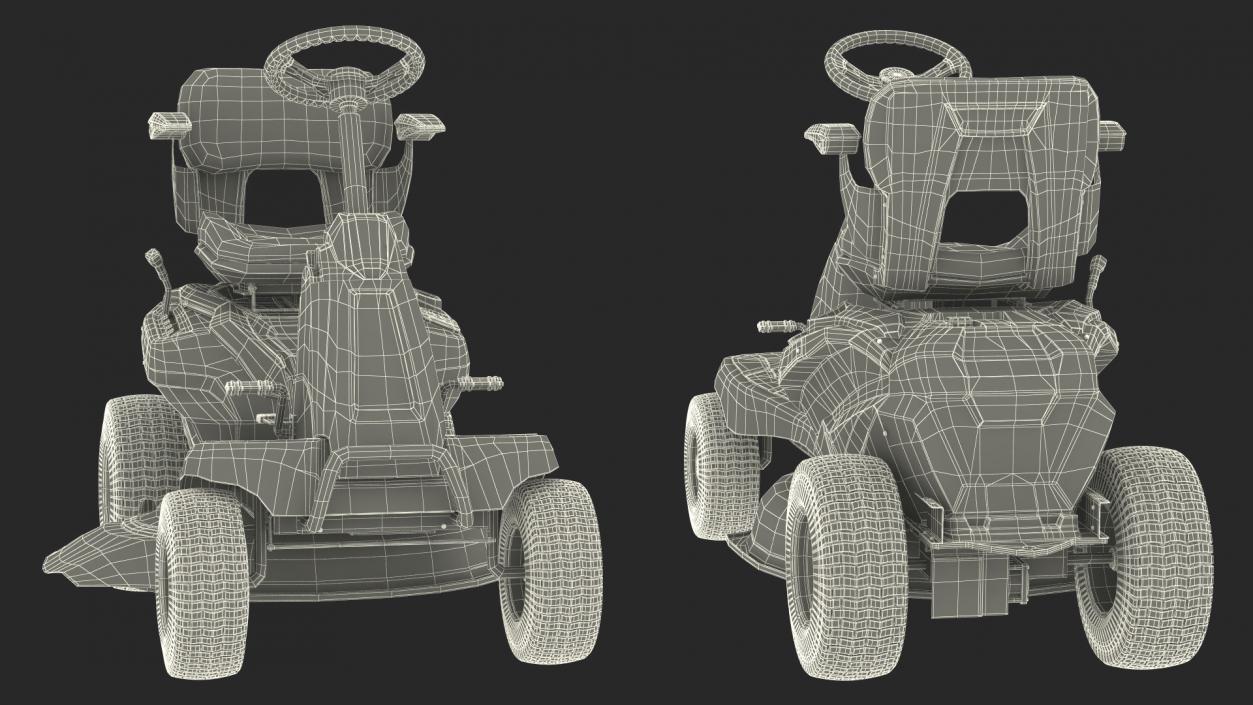 Riding Lawn-Mower Cub Cadet 3D