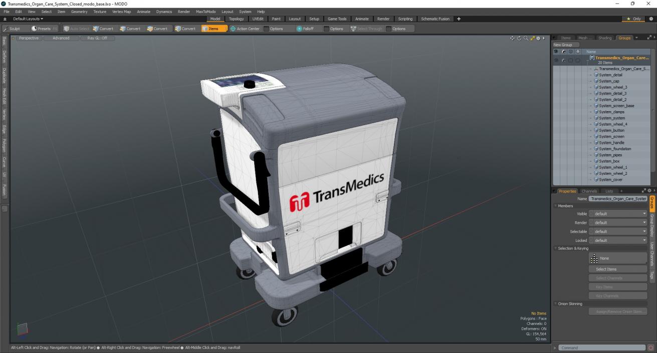 3D Transmedics Organ Care System Closed