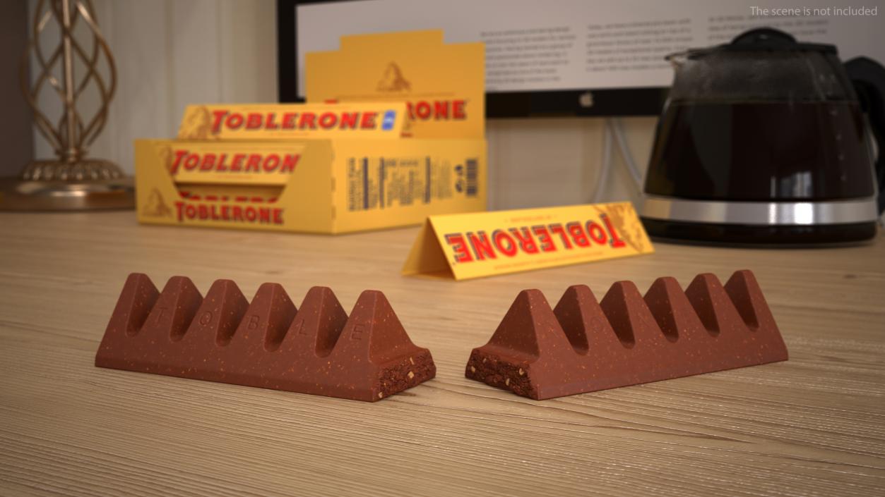 Toblerone Milk Chocolate Split Bar 3D model