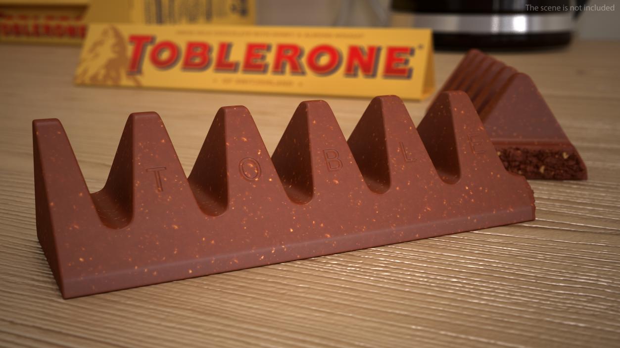 Toblerone Milk Chocolate Split Bar 3D model