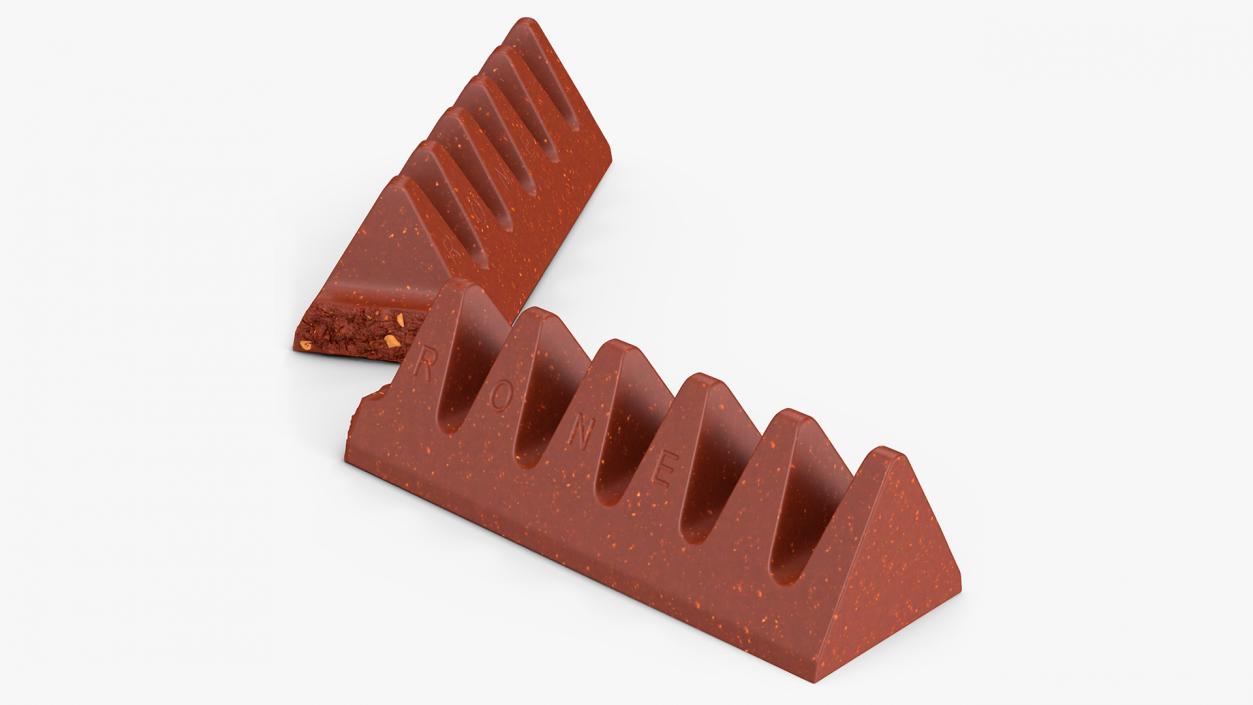 Toblerone Milk Chocolate Split Bar 3D model