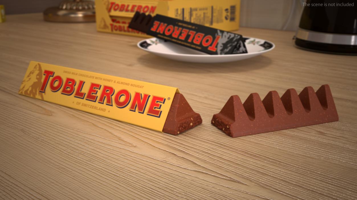 Toblerone Milk Chocolate Split Bar 3D model