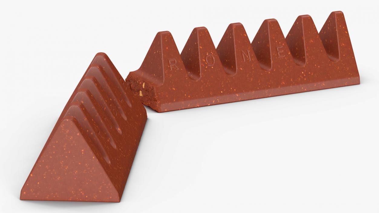 Toblerone Milk Chocolate Split Bar 3D model