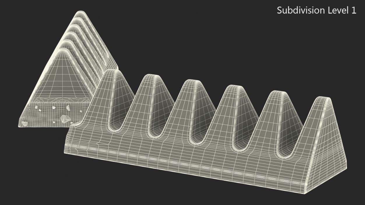 Toblerone Milk Chocolate Split Bar 3D model