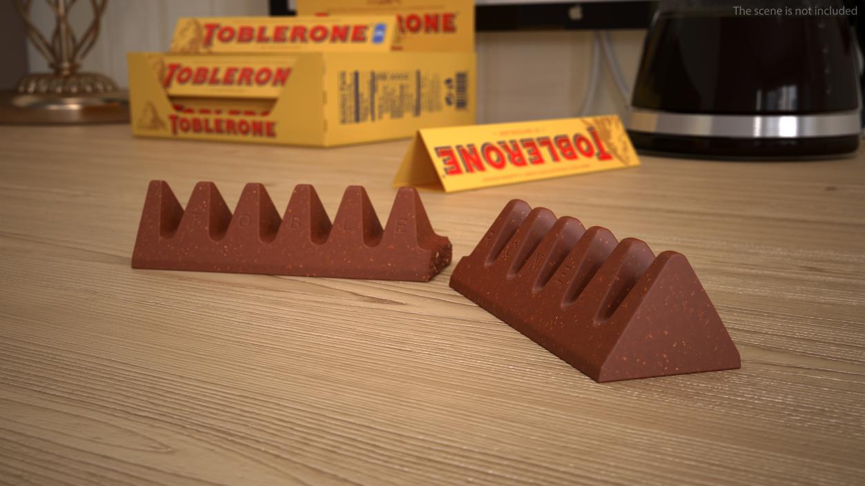 Toblerone Milk Chocolate Split Bar 3D model