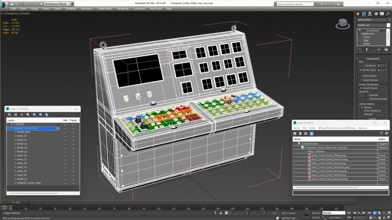 3D model Computer Center Abak