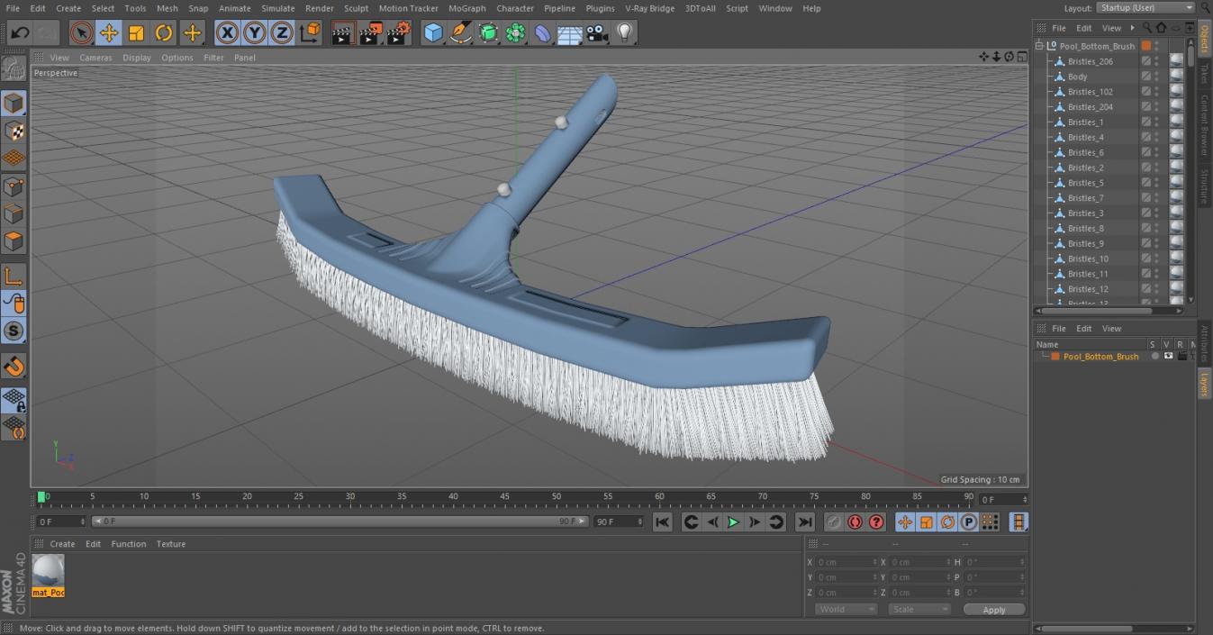 Pool Bottom Brush 3D