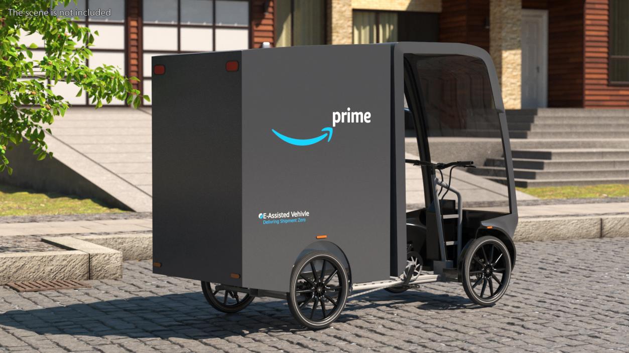 3D model Amazon EAV Cargo Delivery Bike