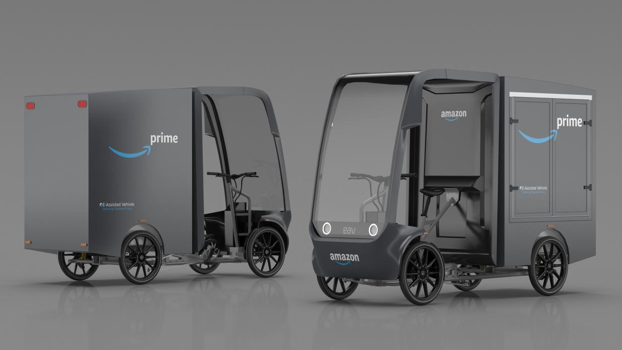 3D model Amazon EAV Cargo Delivery Bike