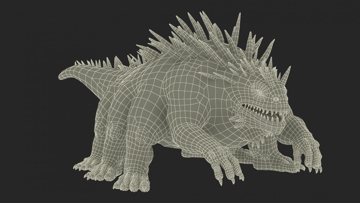 The Fantasy Creature Basilisk 3D model