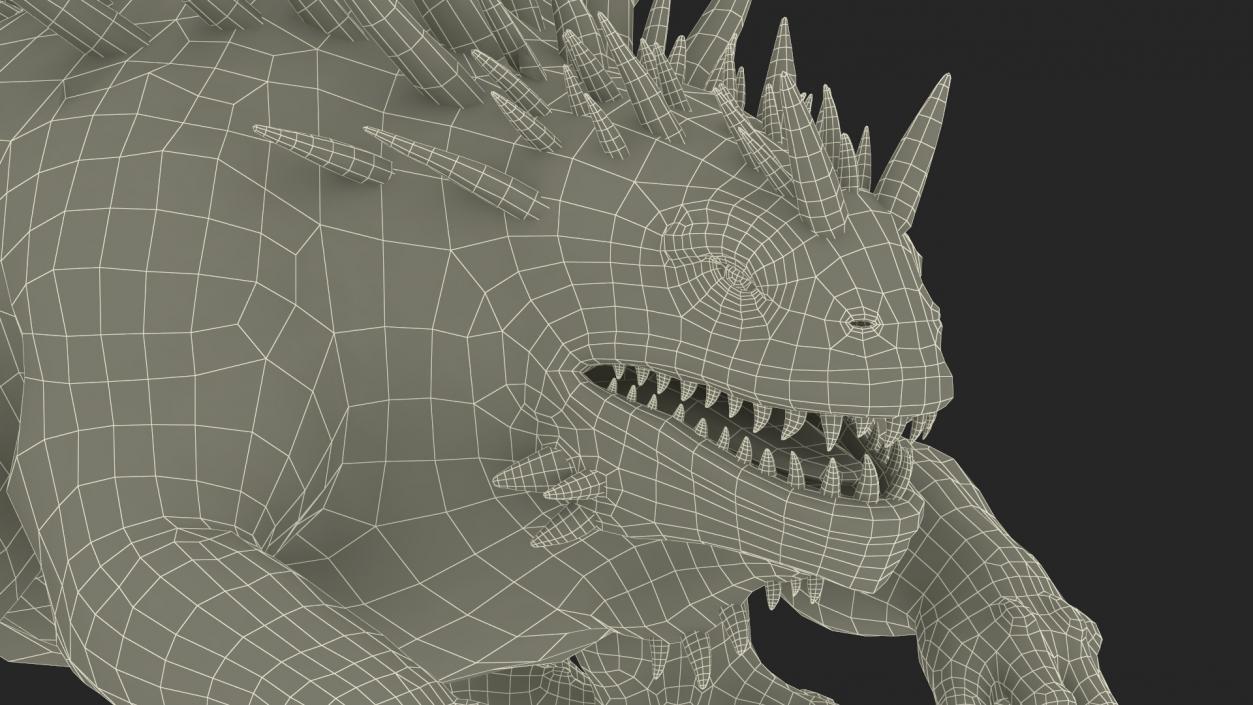 The Fantasy Creature Basilisk 3D model