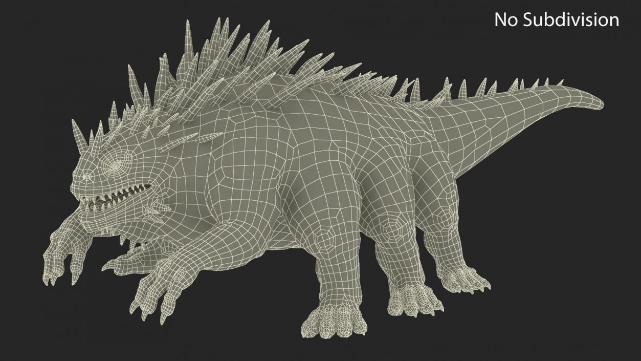 The Fantasy Creature Basilisk 3D model