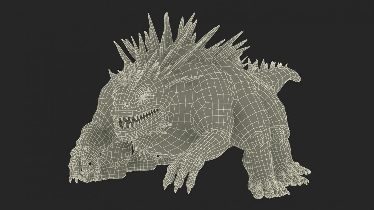 The Fantasy Creature Basilisk 3D model