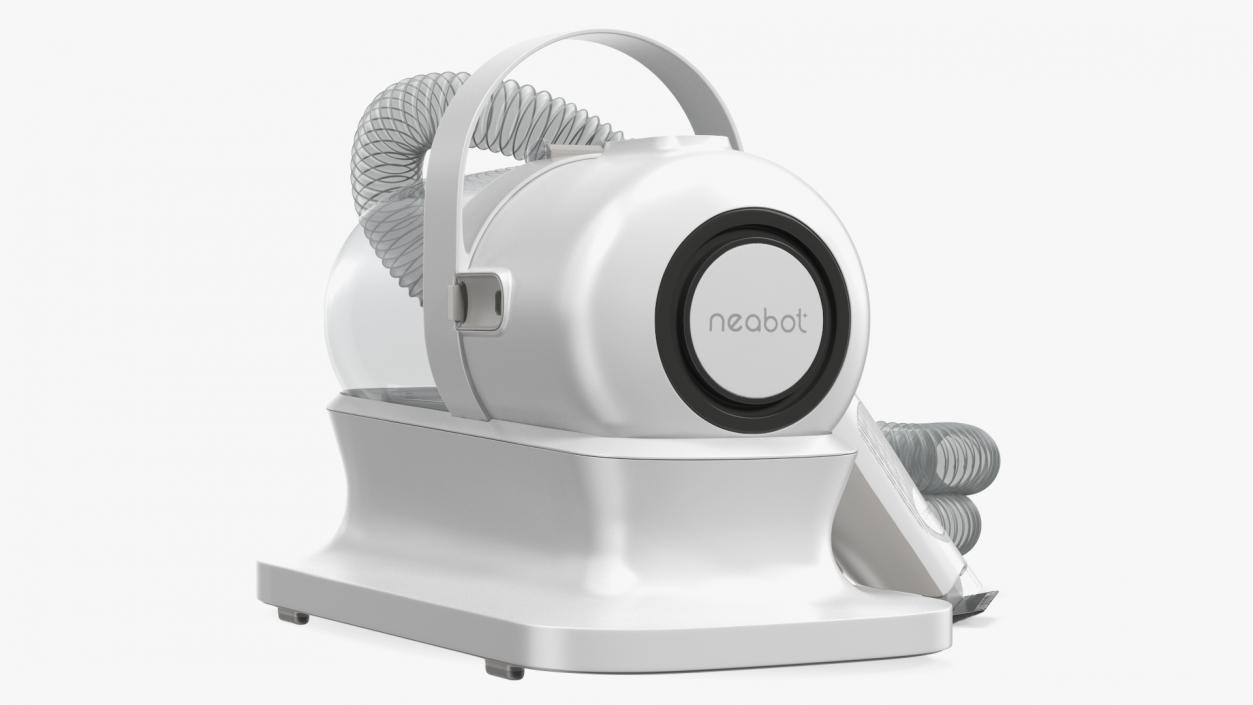 Pet Grooming Vacuum Neabot White 3D