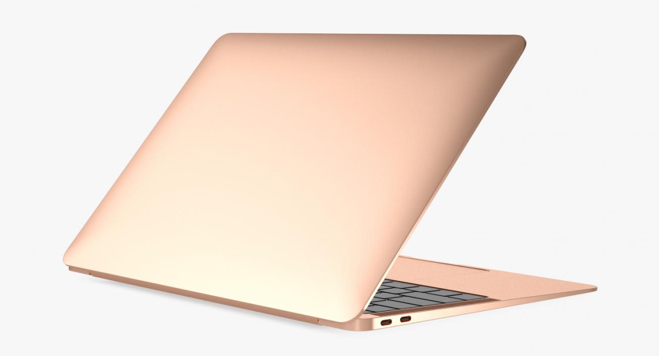 3D model Ultraportable Laptop Gold