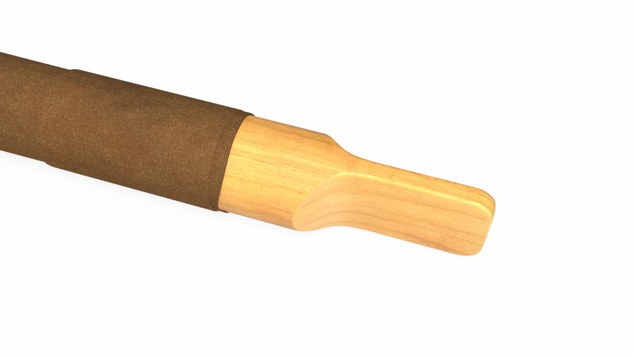 3D Cigar with Wooden Tip