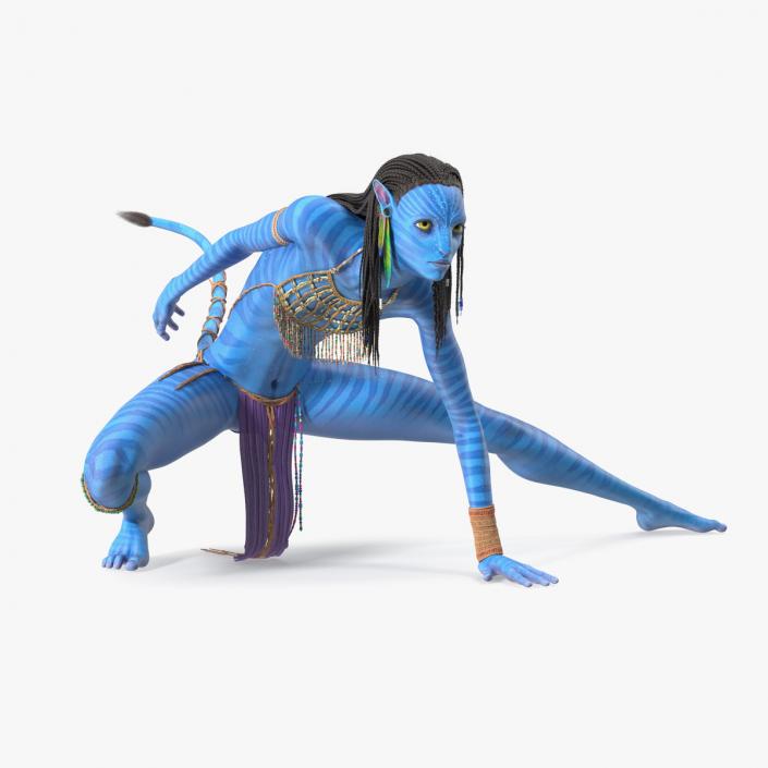 3D model Neytiri Avatar Rigged for Cinema 4D