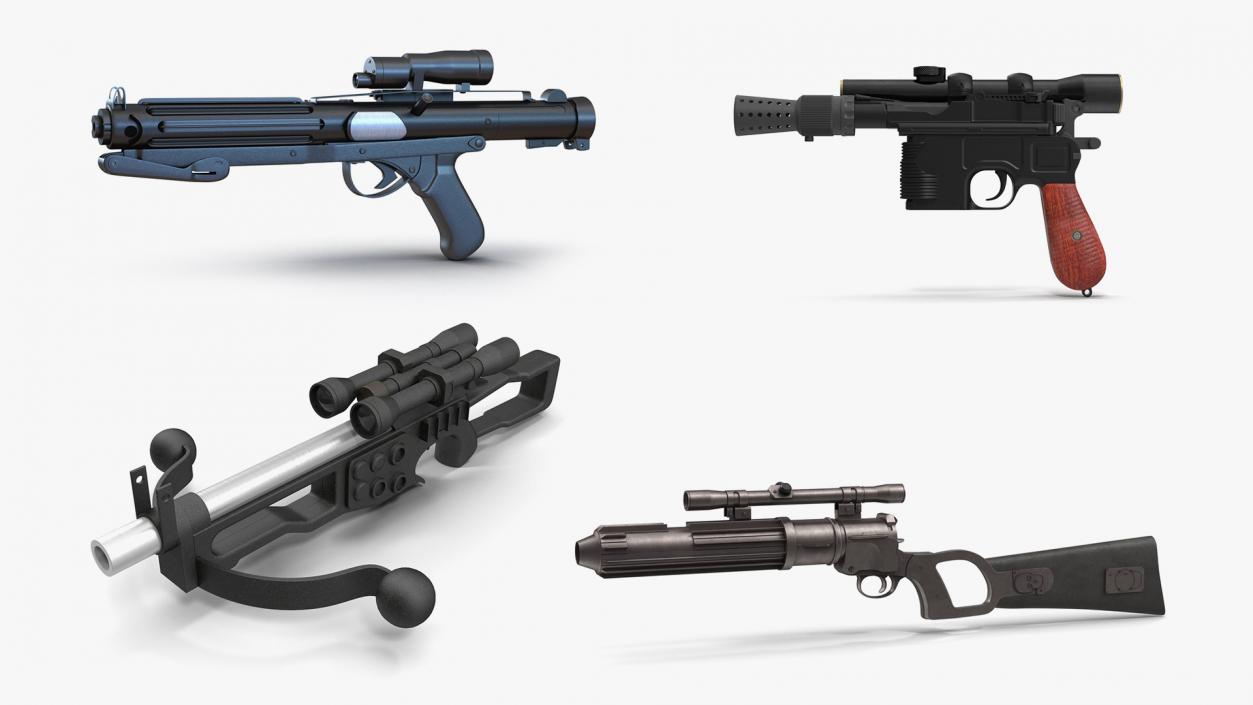 3D model Star Wars Weapons Collection 3