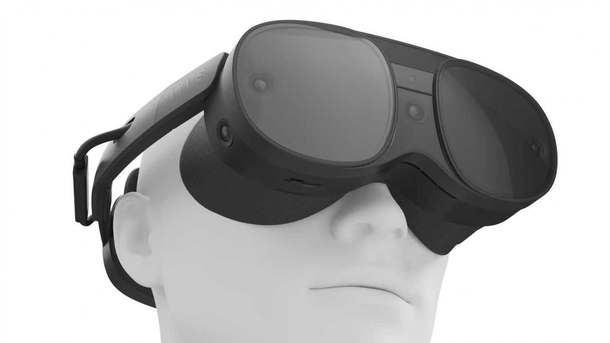 3D model HTC Vive XR Elite on Head