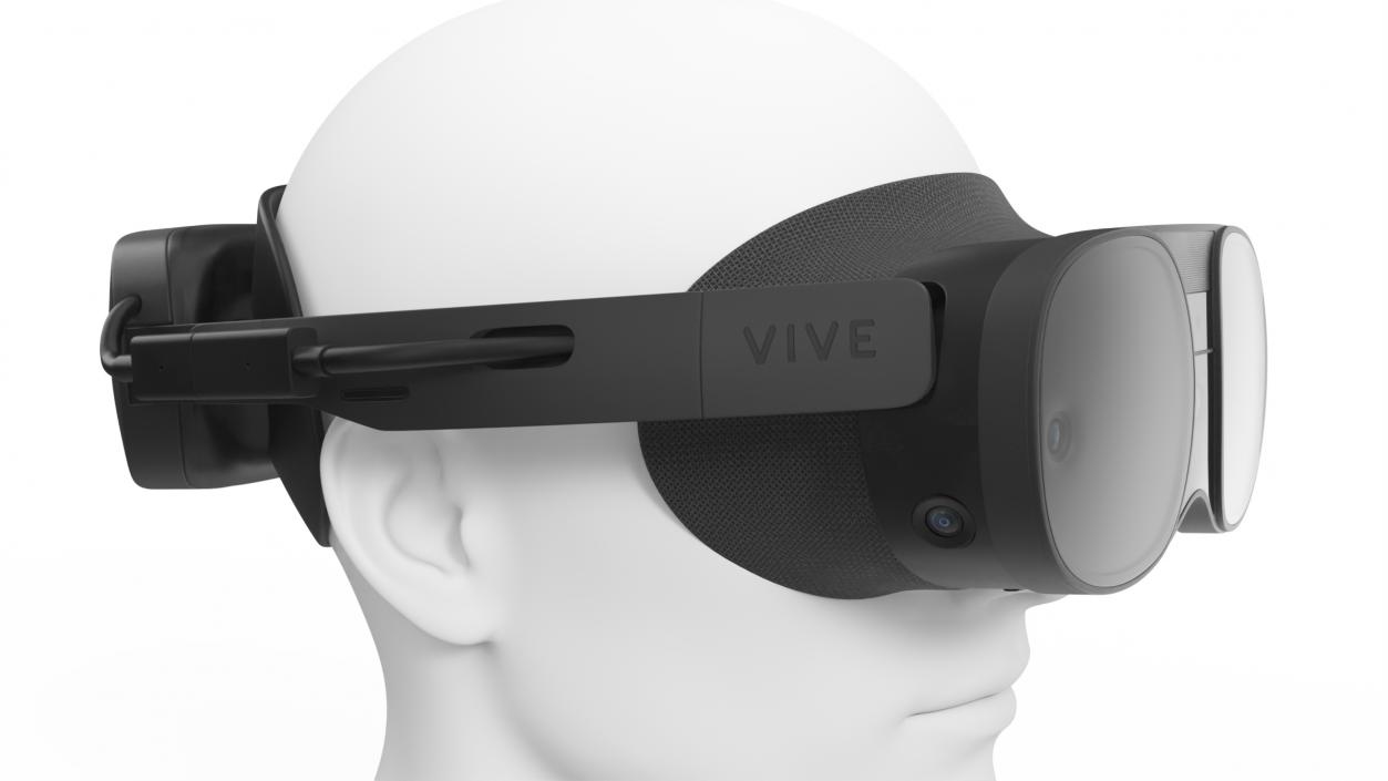 3D model HTC Vive XR Elite on Head