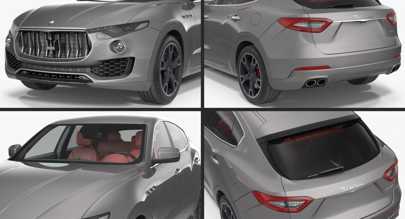 Maserati Levante 2017 Simple Interior 3D