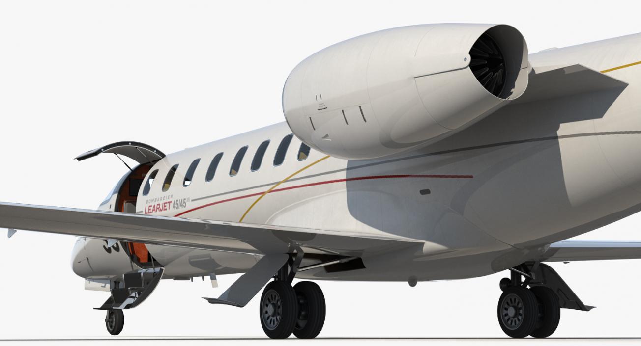 3D Rigged Business Jets Collection 3 model