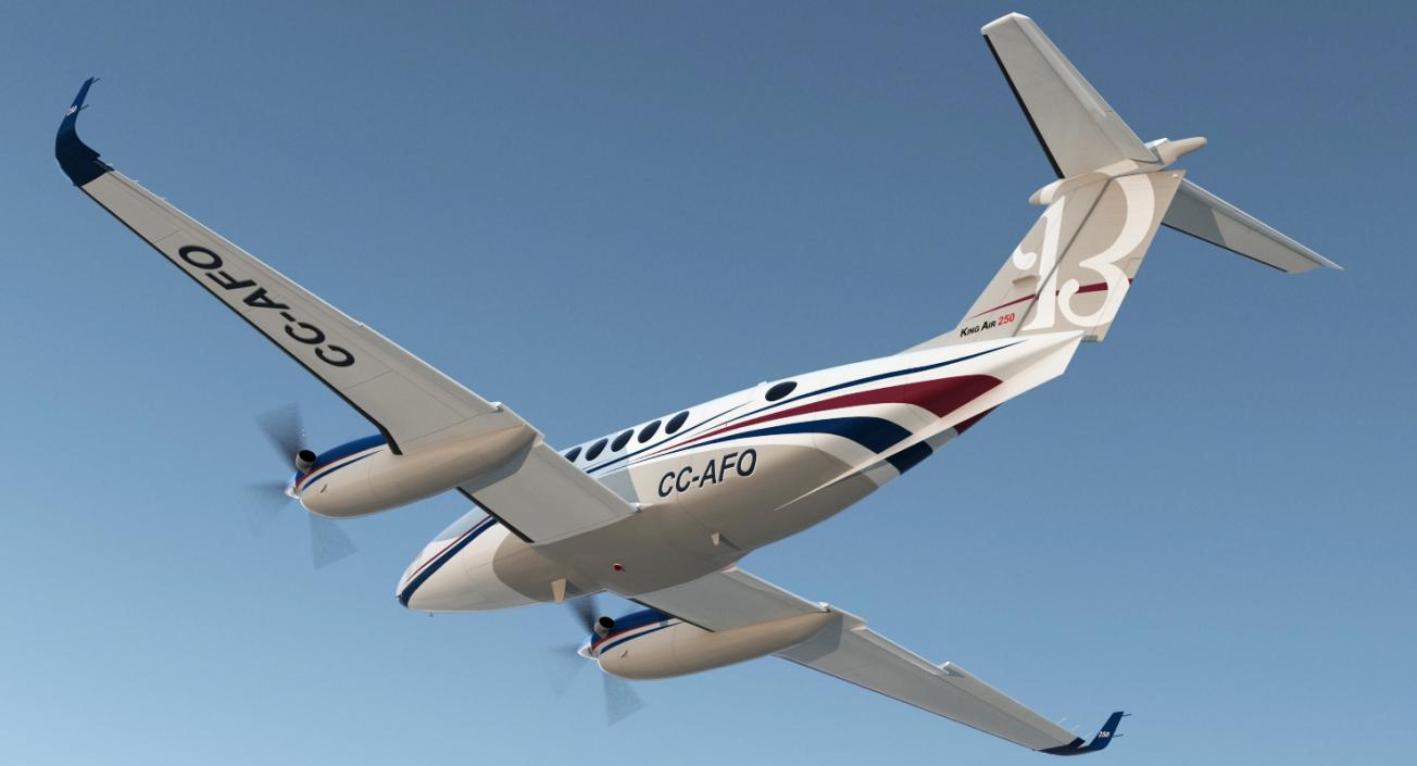 3D Rigged Business Jets Collection 3 model