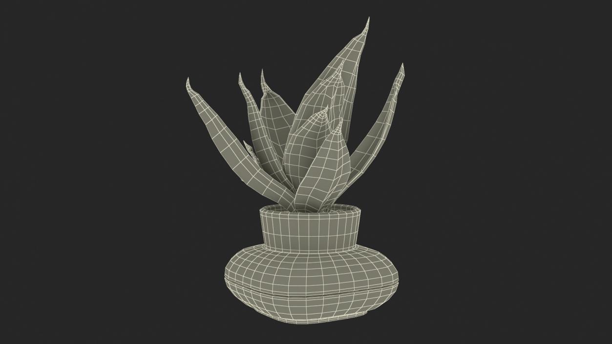 3D model Sagaform Single Herb Pot White