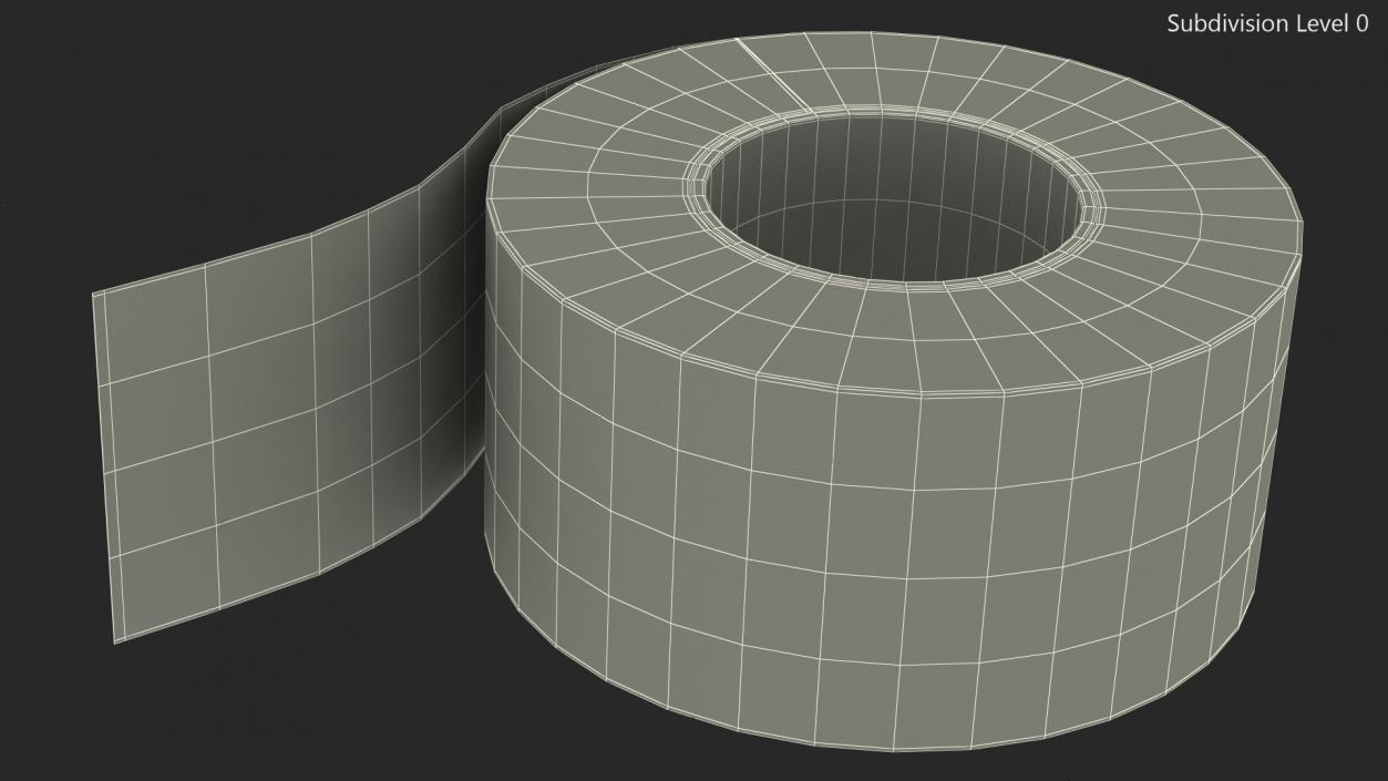 Jumbo Roll Toilet Tissue 3D model