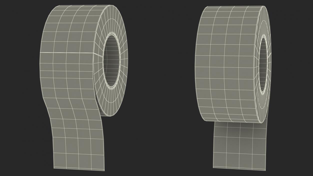 Jumbo Roll Toilet Tissue 3D model