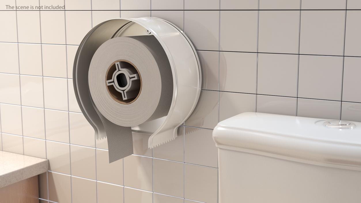 Jumbo Roll Toilet Tissue 3D model