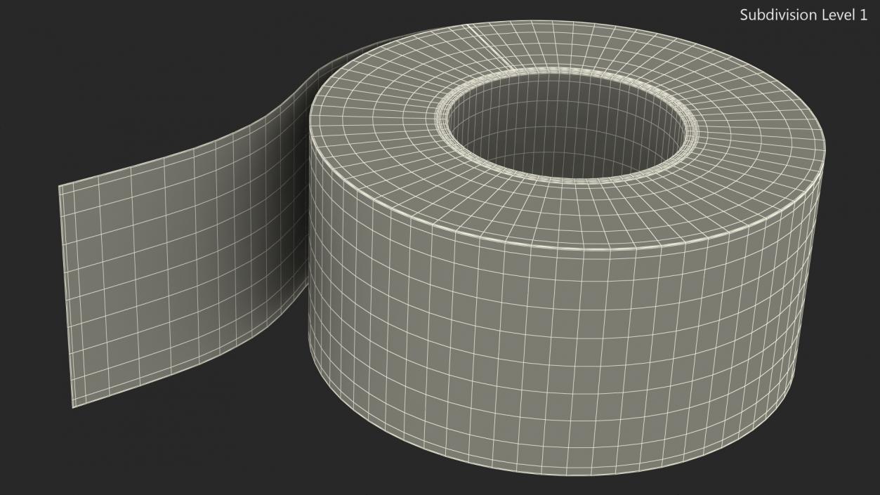 Jumbo Roll Toilet Tissue 3D model