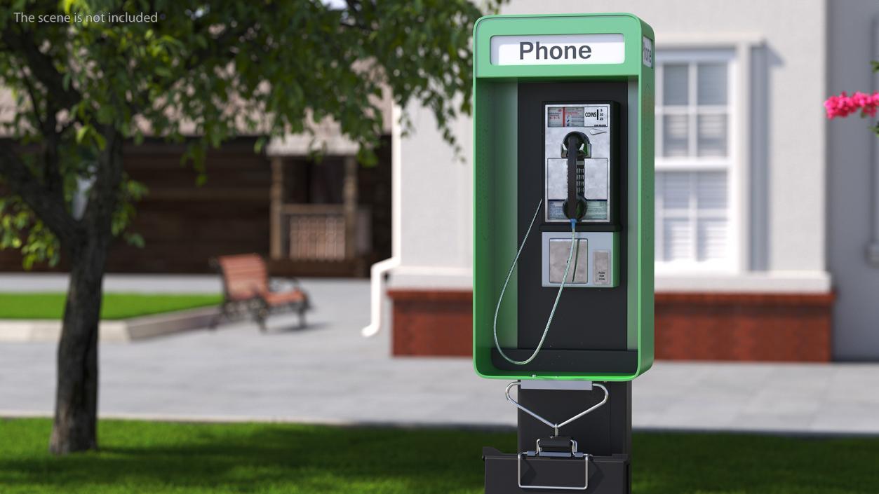 3D model Public Payphone