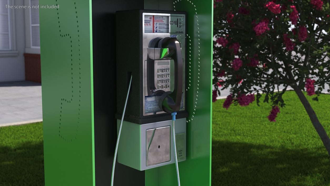 3D model Public Payphone