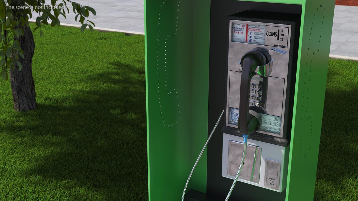 3D model Public Payphone