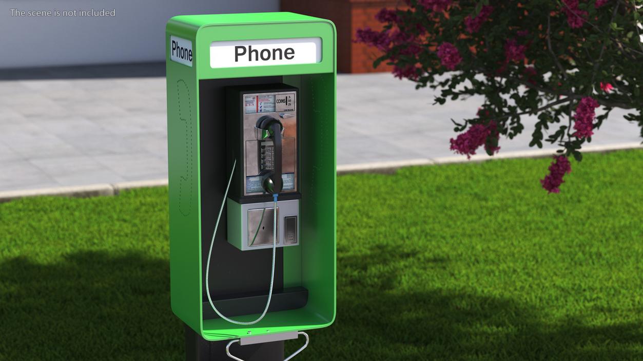 3D model Public Payphone