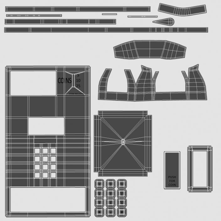 3D model Public Payphone