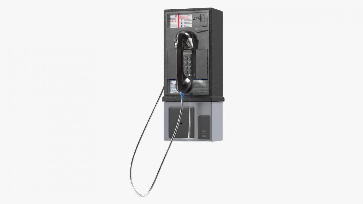 3D model Public Payphone