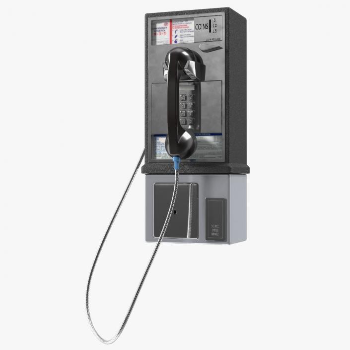 3D model Public Payphone