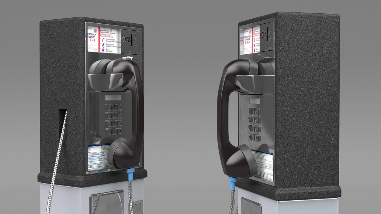 3D model Public Payphone