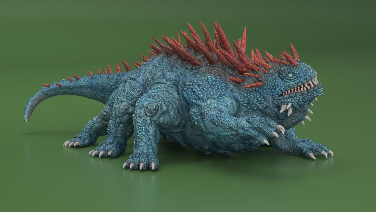 The Fantasy Creature Basilisk Rigged for Maya 3 3D