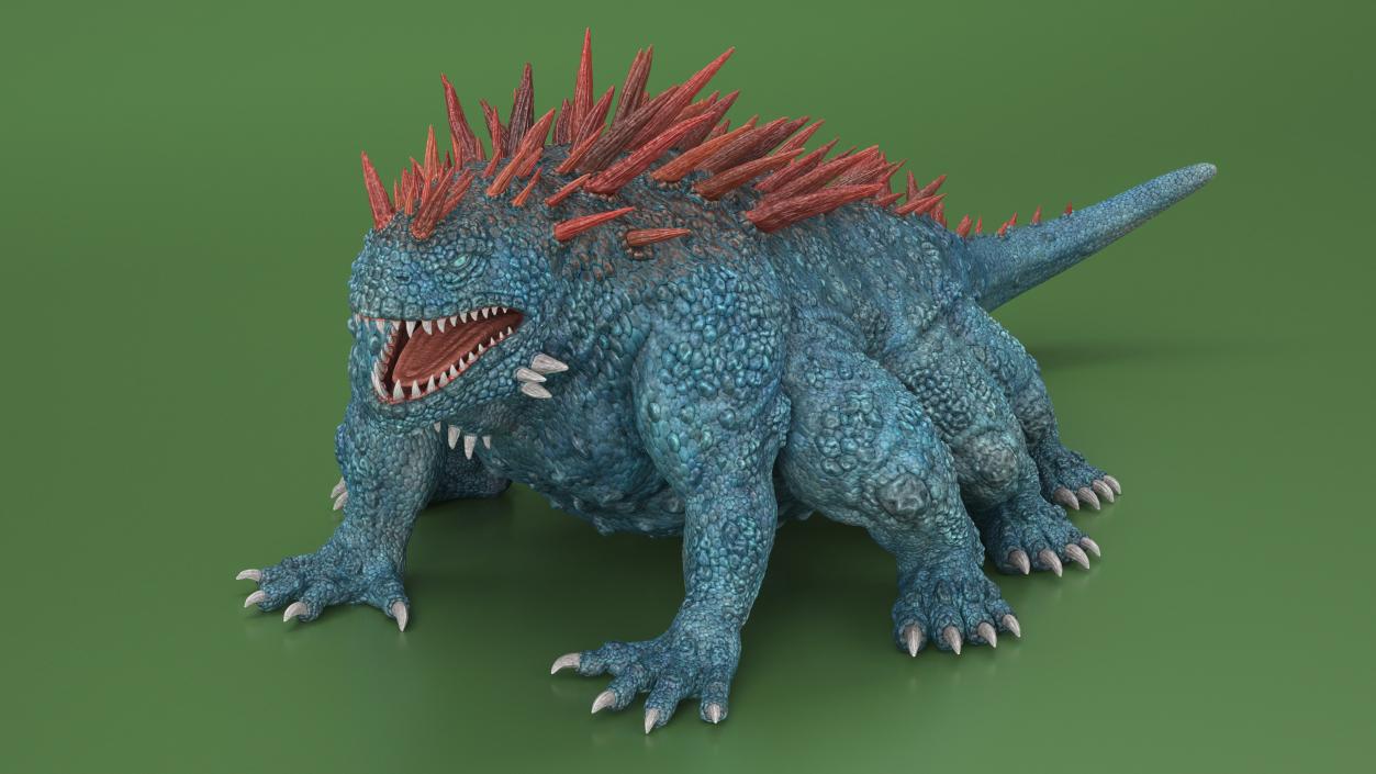 The Fantasy Creature Basilisk Rigged for Maya 3 3D