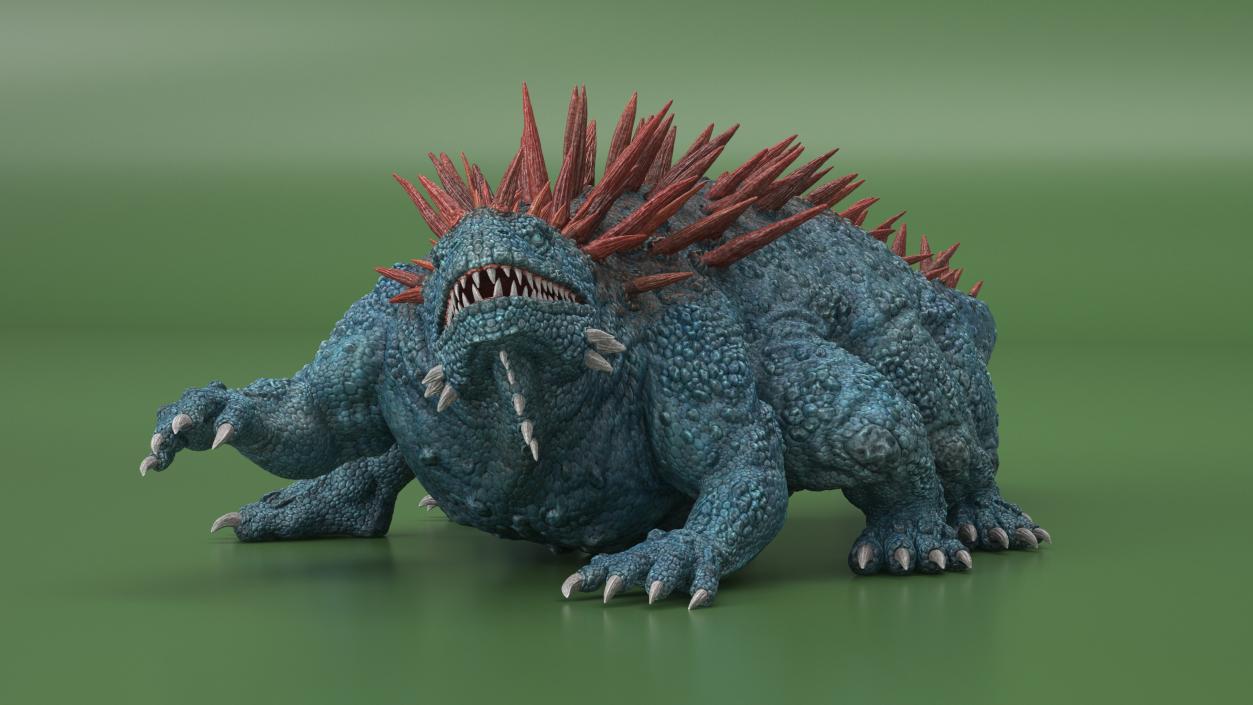 The Fantasy Creature Basilisk Rigged for Maya 3 3D