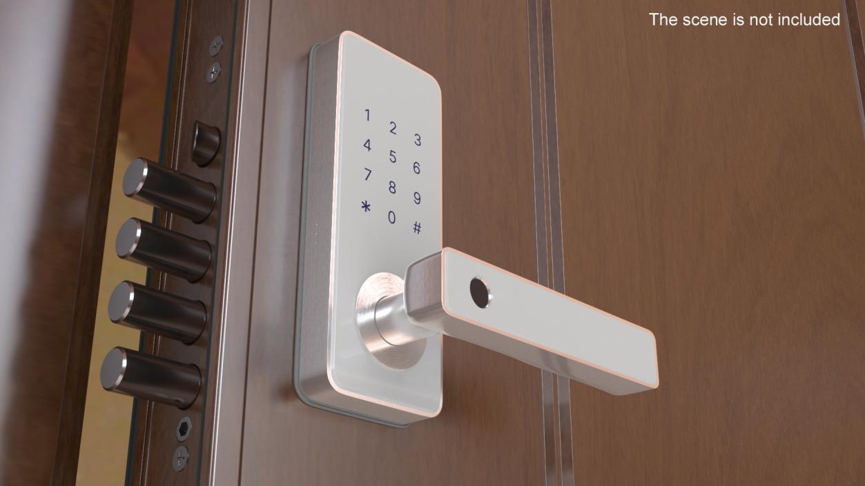 Fingerprint Smart Door Lock 3D