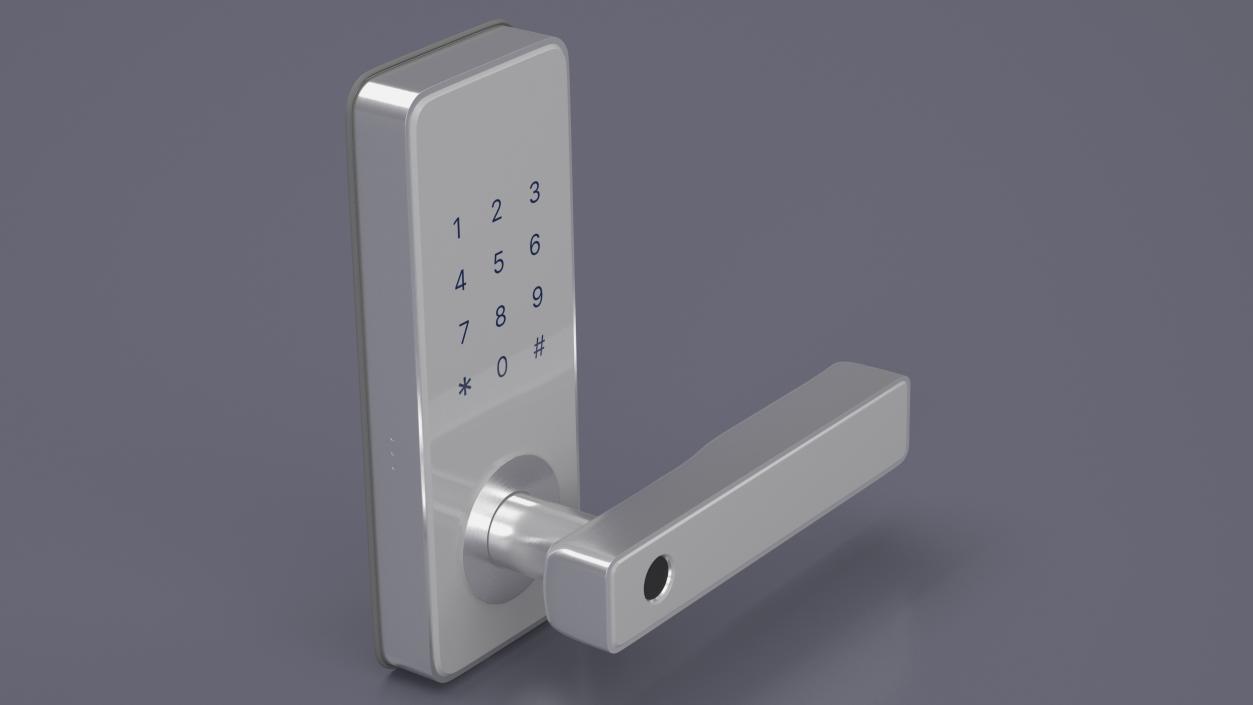 Fingerprint Smart Door Lock 3D