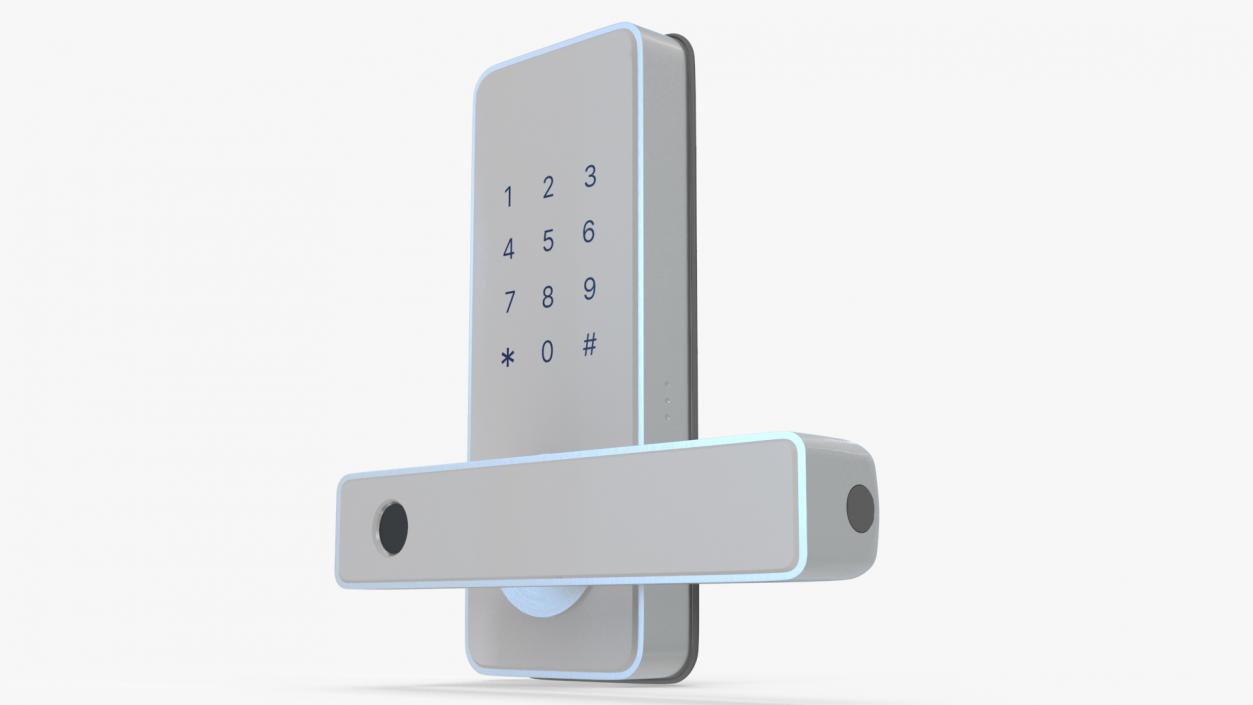 Fingerprint Smart Door Lock 3D